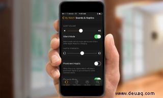 So schalten Sie Ihre Apple Watch stumm und ändern die Lautstärke 