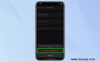 So setzen Sie eine Apple Watch zurück 