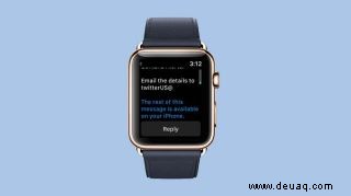 So lesen, senden und löschen Sie E-Mails von Ihrer Apple Watch 