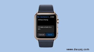 So lesen, senden und löschen Sie E-Mails von Ihrer Apple Watch 