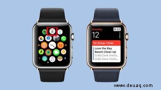 So wechseln Sie zwischen Apple Watch-Apps 