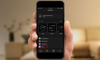 So fügen Sie Apps zum Apple Watch Dock hinzu und löschen sie 