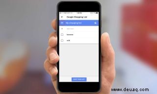 So erstellen und teilen Sie eine Einkaufsliste auf Google Home 