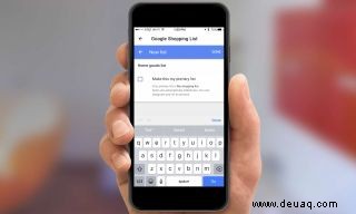 So erstellen und teilen Sie eine Einkaufsliste auf Google Home 