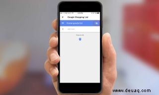 So erstellen und teilen Sie eine Einkaufsliste auf Google Home 