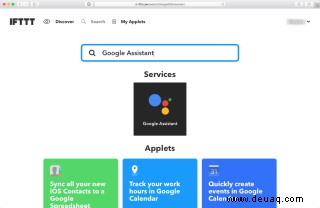 So verbinden Sie Google Home mit IFTTT 