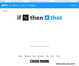 So verbinden Sie Google Home mit IFTTT 