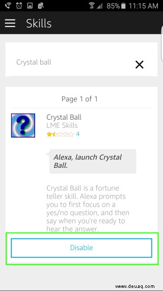 So verwenden Sie Amazon Alexas Crystal Ball 