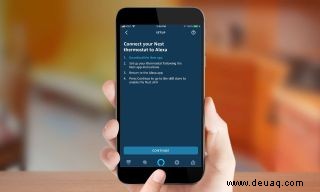 So verbinden Sie ein Nest-Thermostat mit Alexa 
