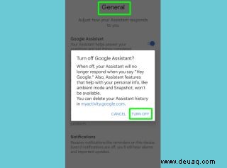So deaktivieren Sie Google Assistant 
