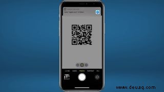 So scannen Sie einen QR-Code auf dem iPhone 