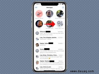 iOS 14:So pinnen Sie eine Konversation in der Nachrichten-App 
