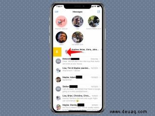 iOS 14:So pinnen Sie eine Konversation in der Nachrichten-App 