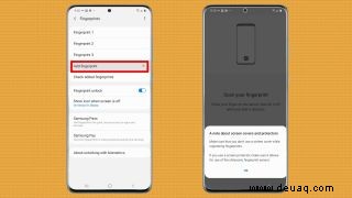 So fügen Sie dem Galaxy S20 einen Fingerabdruckscan hinzu 