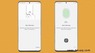 So fügen Sie dem Galaxy S20 einen Fingerabdruckscan hinzu 