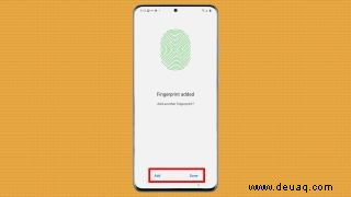 So fügen Sie dem Galaxy S20 einen Fingerabdruckscan hinzu 