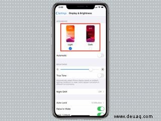 So aktivieren Sie den Dunkelmodus in iOS 13 