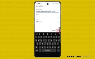 So transkribieren und exportieren Sie schriftliche Notizen auf dem Galaxy Note 10 