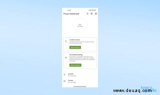 So erhalten Sie das Datenschutz-Dashboard für Android 12 
