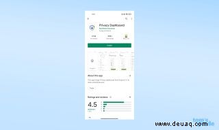 So erhalten Sie das Datenschutz-Dashboard für Android 12 