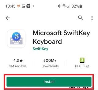 So ändern Sie die Tastatur auf Android 