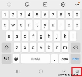 So ändern Sie die Tastatur auf Android 