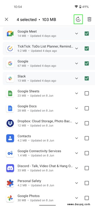 So aktualisieren Sie Android-Apps 