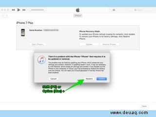 So führen Sie ein Downgrade von iOS durch und behalten Ihre Daten 