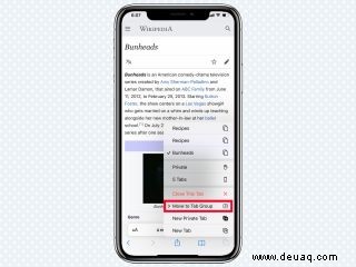 So verwenden Sie Tab-Gruppen in iOS 15 Safari 