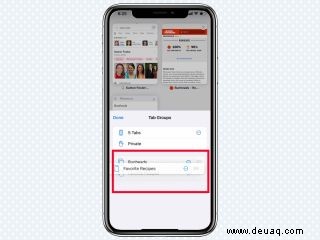 So verwenden Sie Tab-Gruppen in iOS 15 Safari 