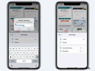 So verwenden Sie Tab-Gruppen in iOS 15 Safari 