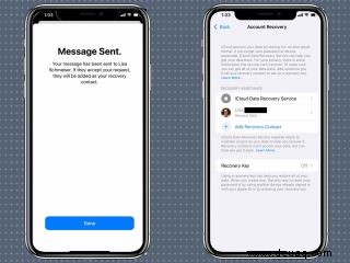 So legen Sie einen Wiederherstellungskontakt für Apple-ID-Konten in iOS 15 fest 