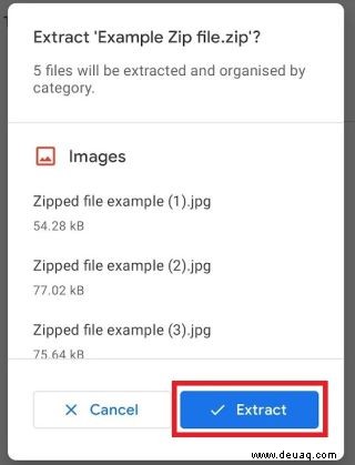 So öffnen Sie Zip-Dateien auf Android 