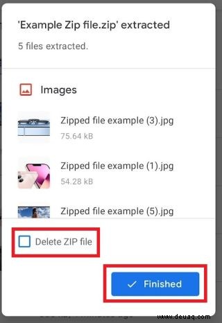 So öffnen Sie Zip-Dateien auf Android 