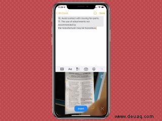 So verwenden Sie Live-Text in iOS 15 