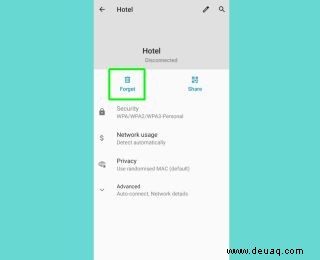 So löschen Sie ein Wi-Fi-Netzwerk auf Android und iPhone 