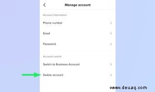So löschen Sie ein TikTok-Konto 