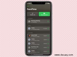 So planen Sie FaceTime-Anrufe in iOS 15 