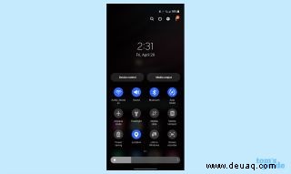Bildschirmaufzeichnung auf dem Samsung Galaxy S22 