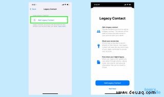 So richten Sie alte Kontakte in iOS 15 ein 