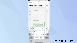 So verwenden Sie „Meine E-Mail verbergen“ in iOS 15 