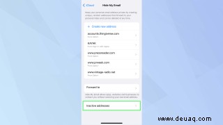 So verwenden Sie „Meine E-Mail verbergen“ in iOS 15 