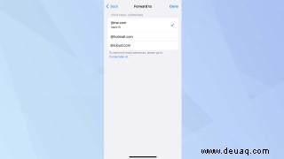 So verwenden Sie „Meine E-Mail verbergen“ in iOS 15 