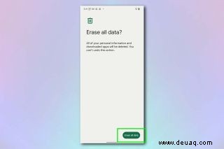 So setzen Sie ein Android-Telefon zurück 