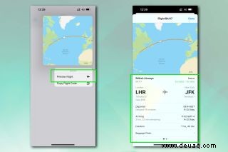 So verfolgen Sie Flüge auf dem iPhone 