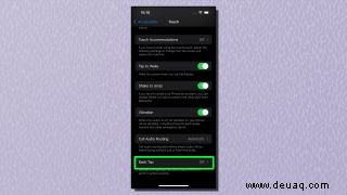 So aktivieren Sie Back Tap auf dem iPhone 