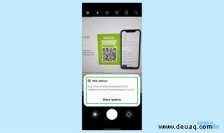 So scannen Sie QR-Codes auf dem Samsung Galaxy S22 