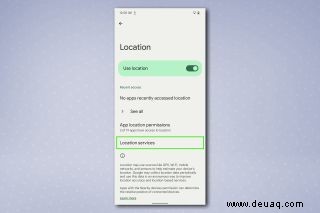 So deaktivieren Sie die Standortverfolgung auf Android 