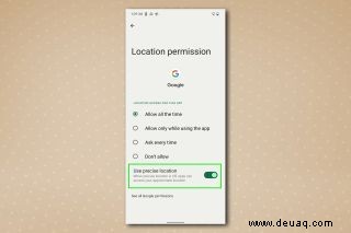 So deaktivieren Sie die Standortverfolgung auf Android 