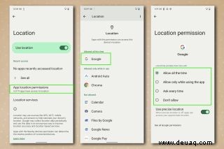 So deaktivieren Sie die Standortverfolgung auf Android 